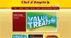 Desktop Screenshot of chefdangelo.net